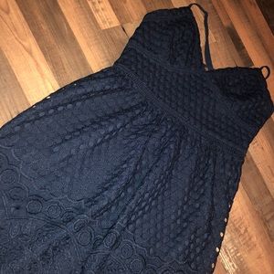 Abercrombie and Fitch navy blue dress